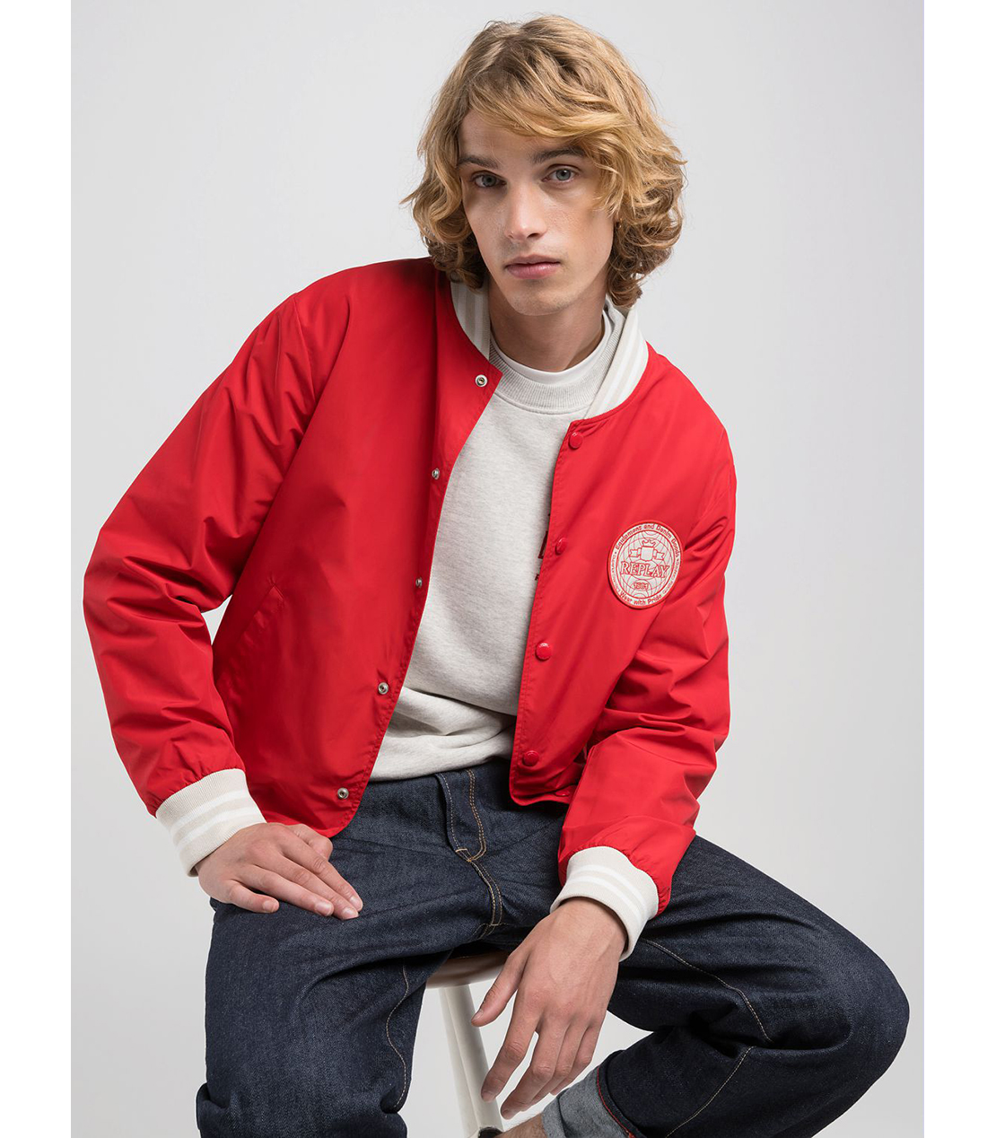 バーシティジャケット 詳細画像 レッド 4